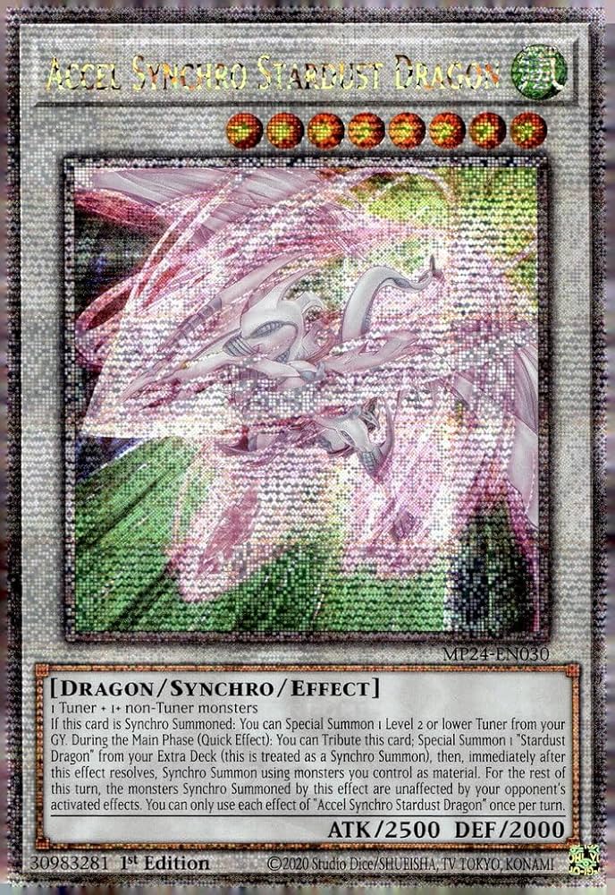 Amazon.com: Accel Synchro Stardust Dragon - MP24-EN030
